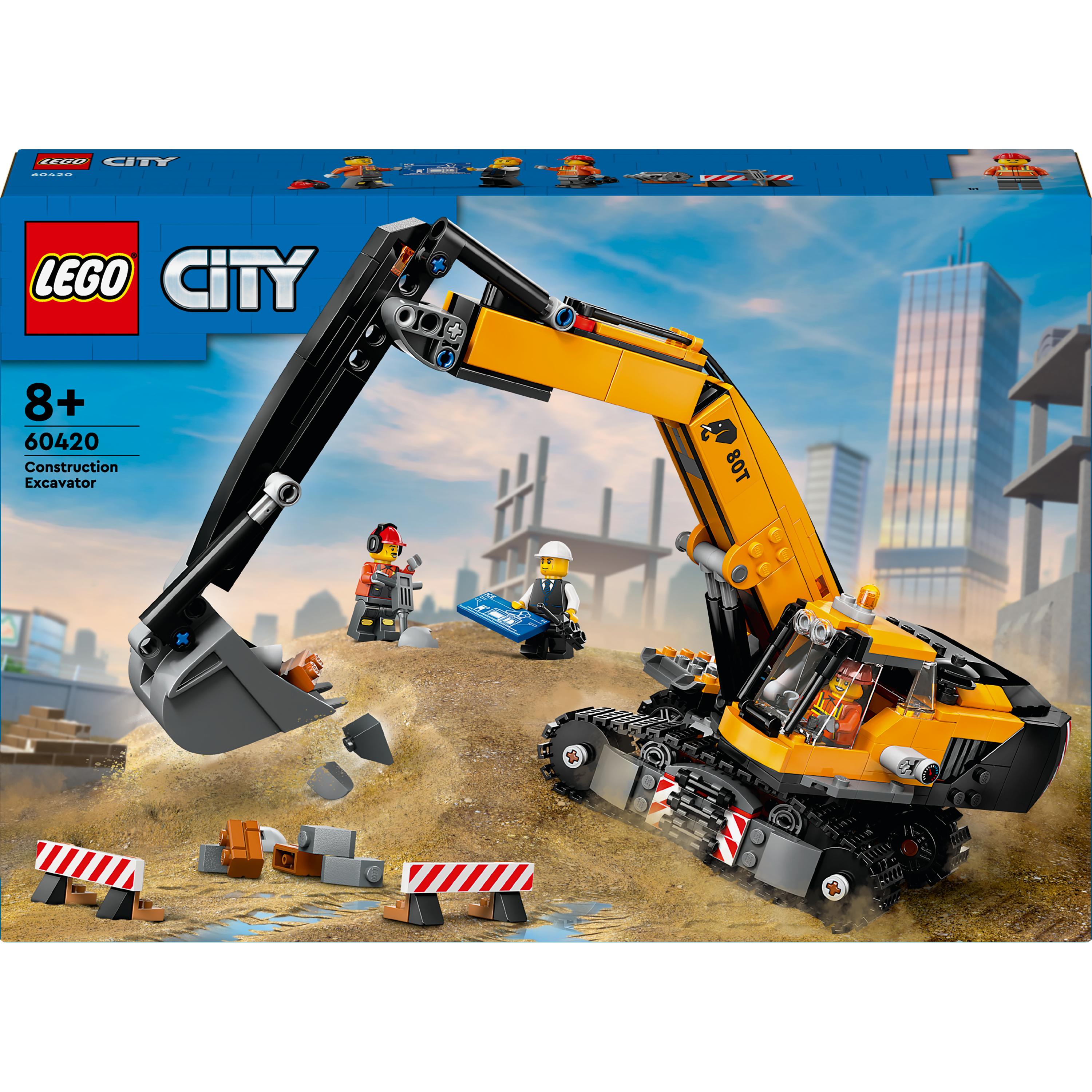 Lego Yellow Construction Excavator