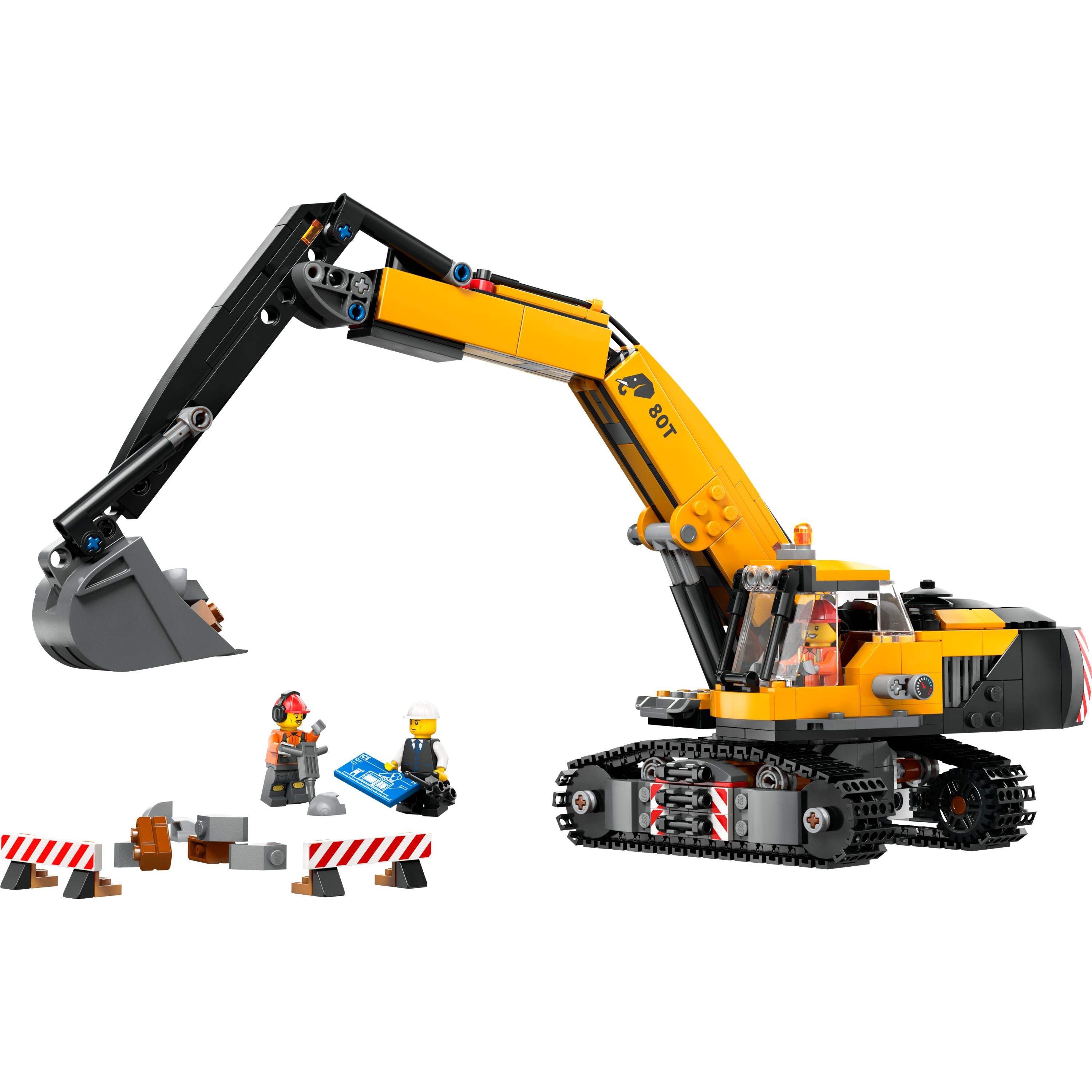 Lego Yellow Construction Excavator Lego Yellow Construction Excavator