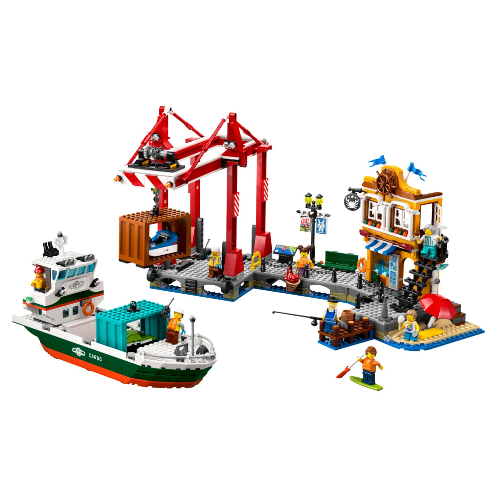 LEGO® City Seaside Harbor with Cargo Ship LEGO® City Seaside Harbor with Cargo Ship