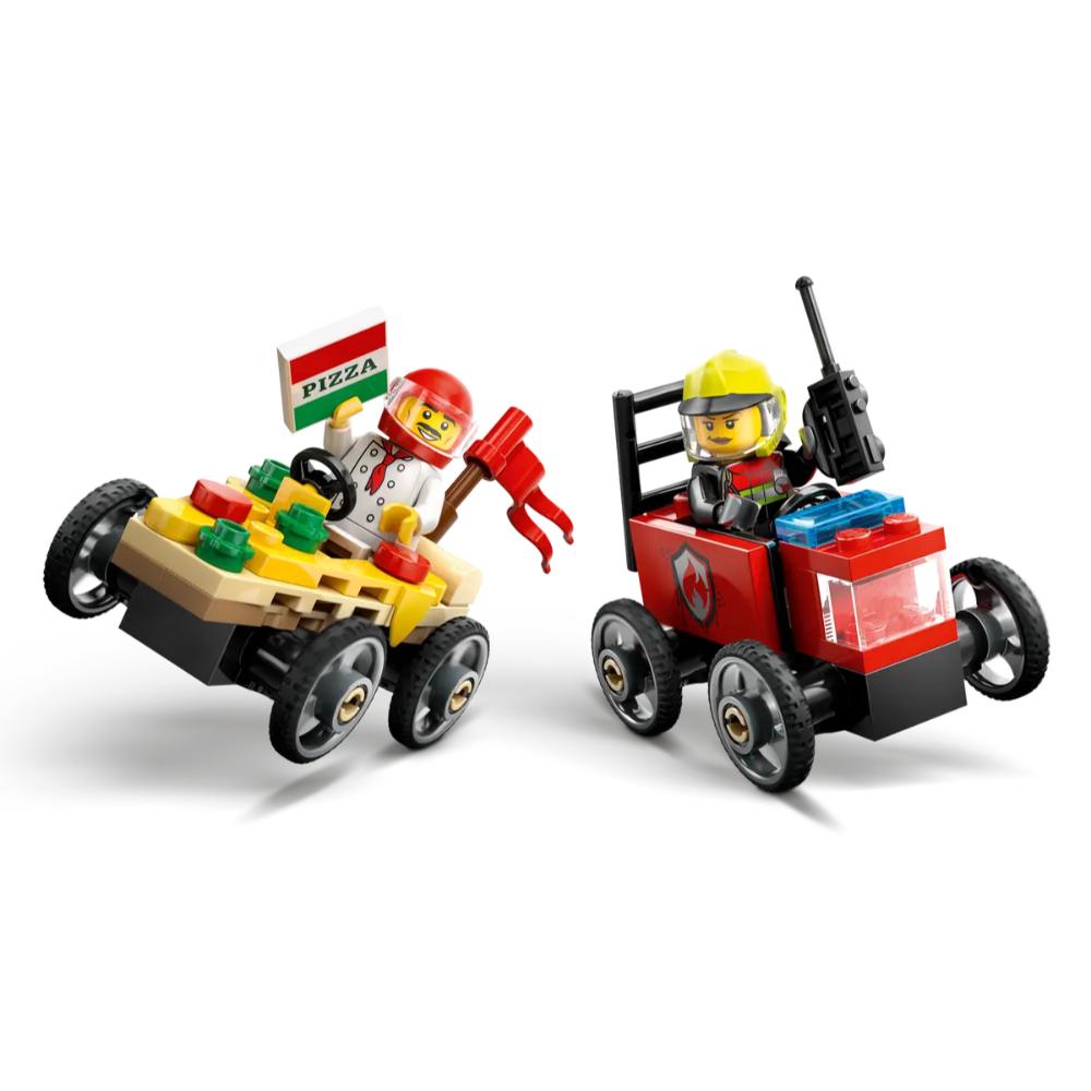 LEGO® City Pizza vs. Fire Truck Race Car Pack