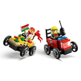 LEGO® City Pizza vs. Fire Truck Race Car Pack