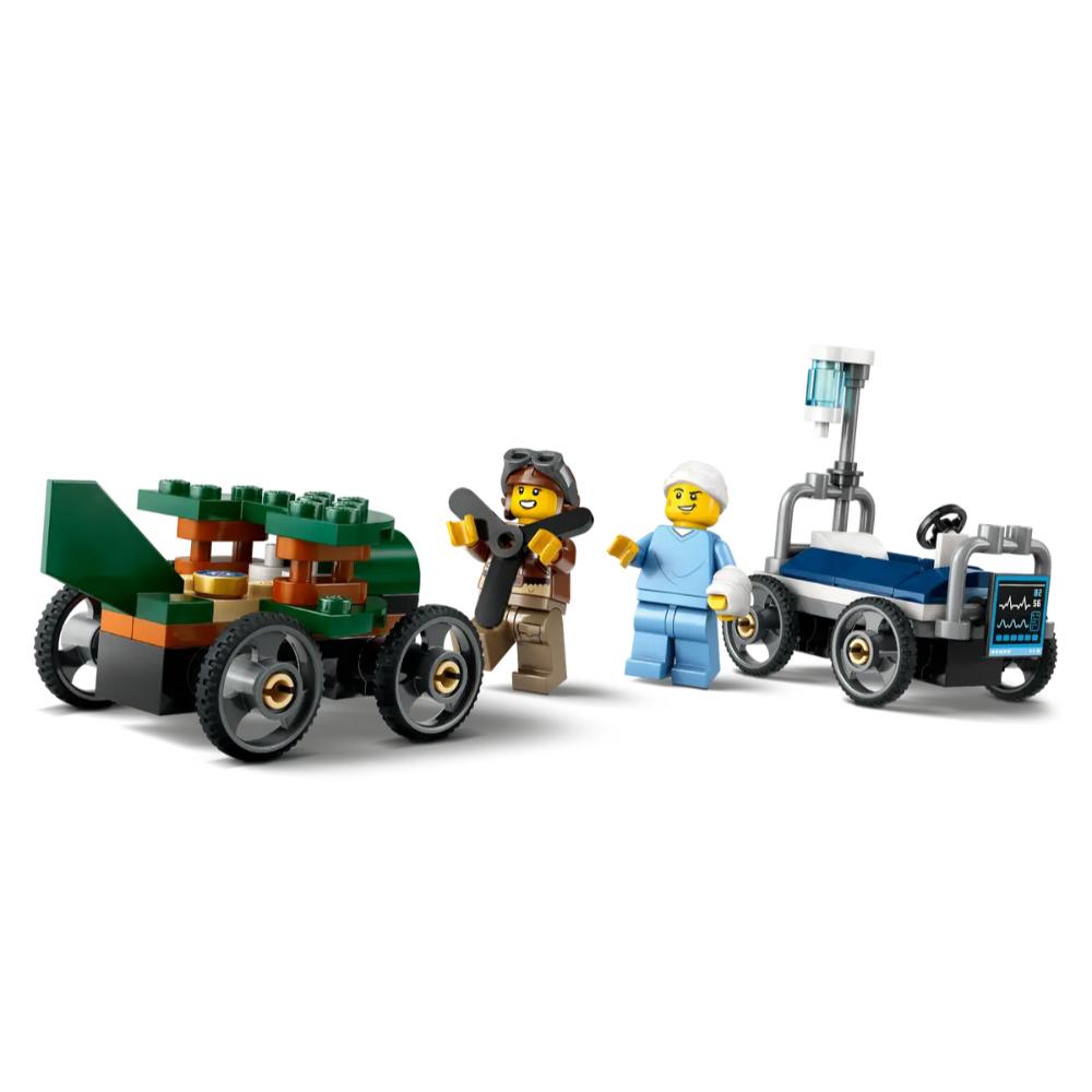 Lego Airplane vs. Hospital Bed Race Car Pack