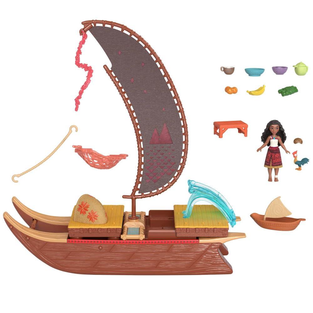 Disney Princess Moana 2 Moana's Adventure Canoe Playset Disney Princess Moana 2 Moana's Adventure Canoe Playset