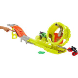 Hot Wheels Monster Trucks Power Smashers Charge & Chase Challenge Track Set
