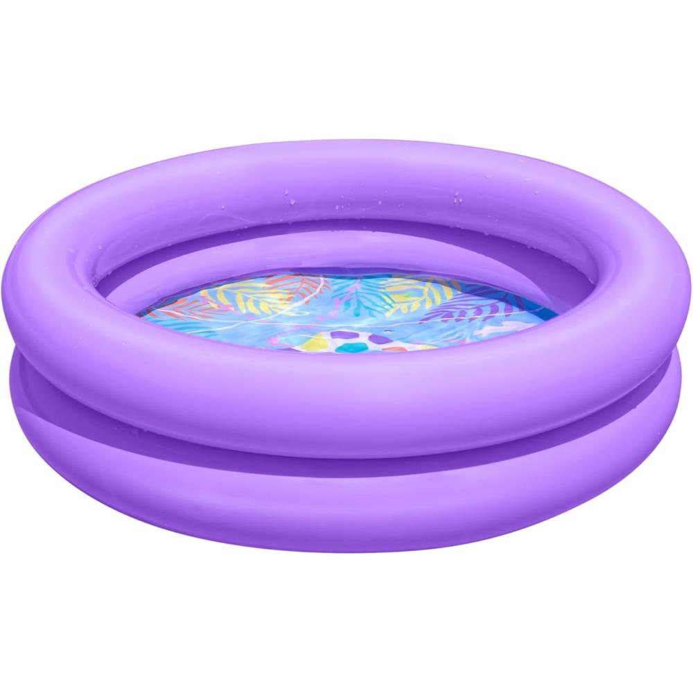 Bestway 24 x H661cm x H15cm Round 2 Ring Kiddie Pool