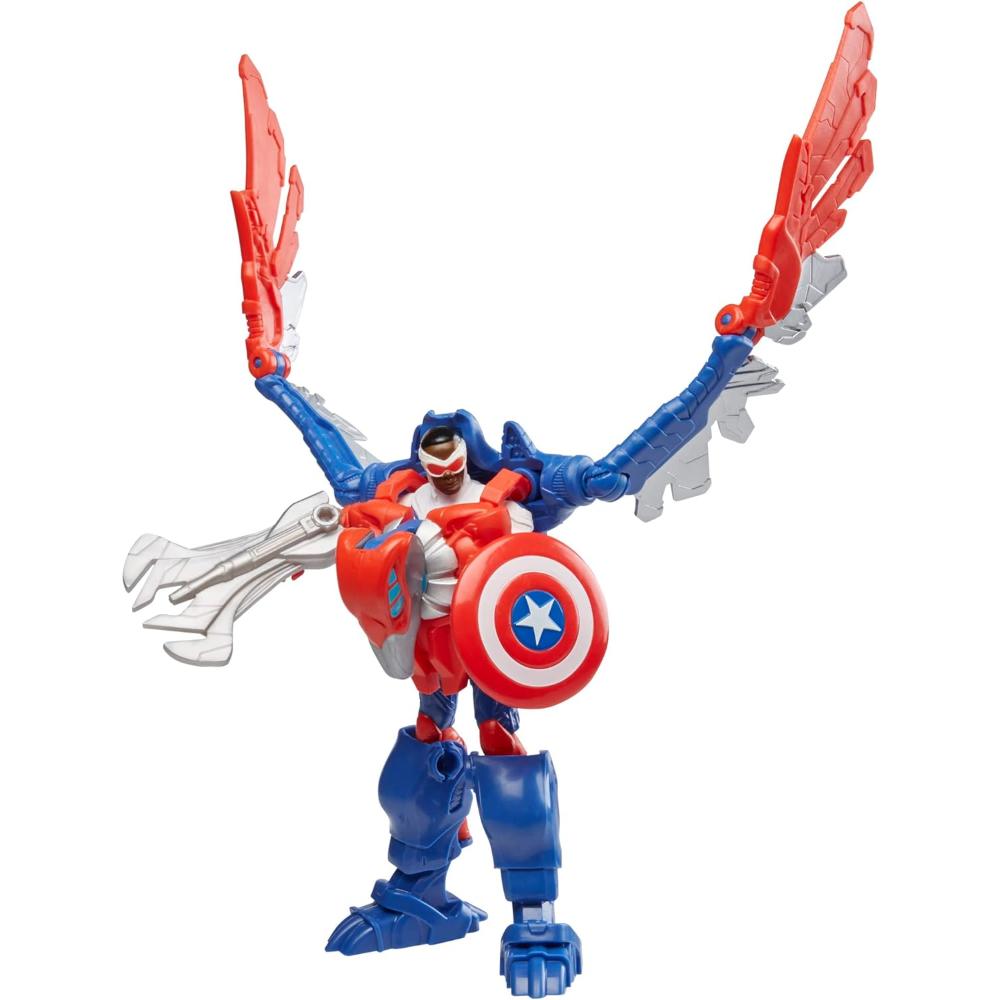 Marvel Mech Strike Mechasaurs 4-Inch Captain America & Redwing Marvel Mech Strike Mechasaurs 4-Inch Captain America & Redwing