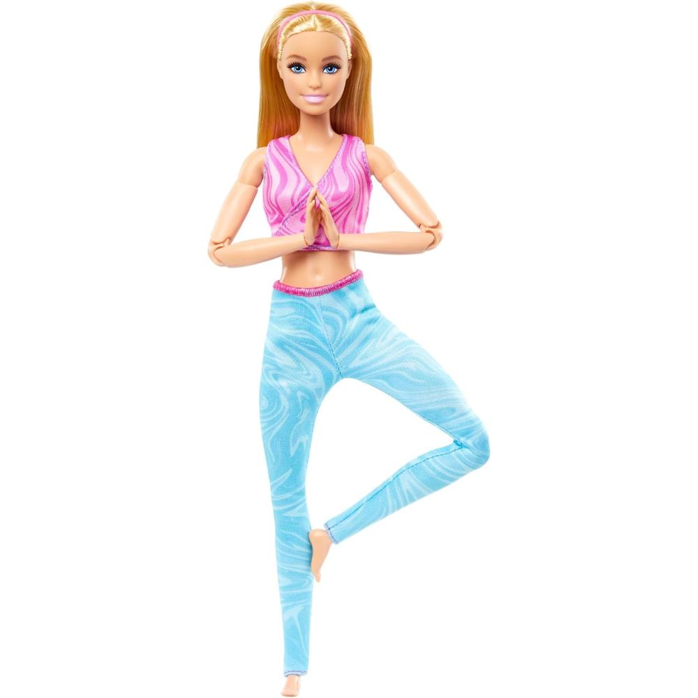 Barbie Made to Move Fashion Doll with Blonde Hair