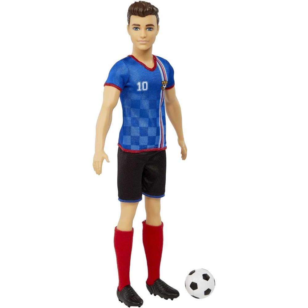 Barbie Ken Soccer Doll with Uniform & Soccer Ball Barbie Ken Soccer Doll with Uniform & Soccer Ball