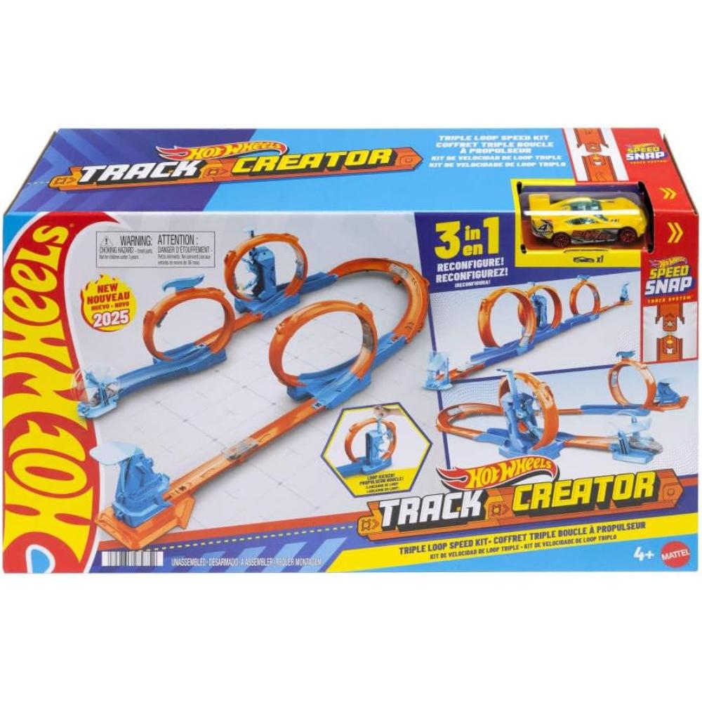 Hot Wheels Track Creator Triple Loop Playset Hot Wheels Track Creator Triple Loop Playset