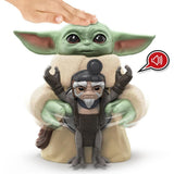 Star Wars Huggin' Grogu 6.5-Inch Electronic Action Figure & Anzellan