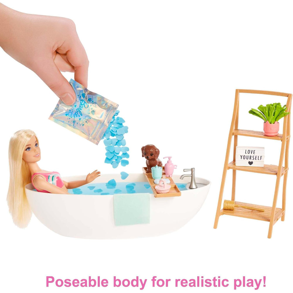 Barbie Soap Confetti Bath Playset Blonde