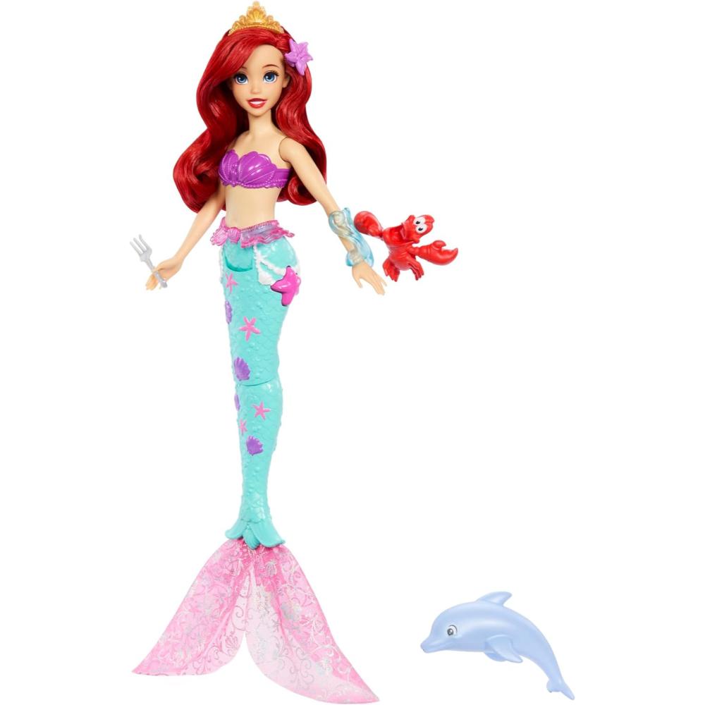 Disney Princess Ariel Swimming Mermaid Fashion Doll with Dolphin Disney Princess Ariel Swimming Mermaid Fashion Doll with Dolphin
