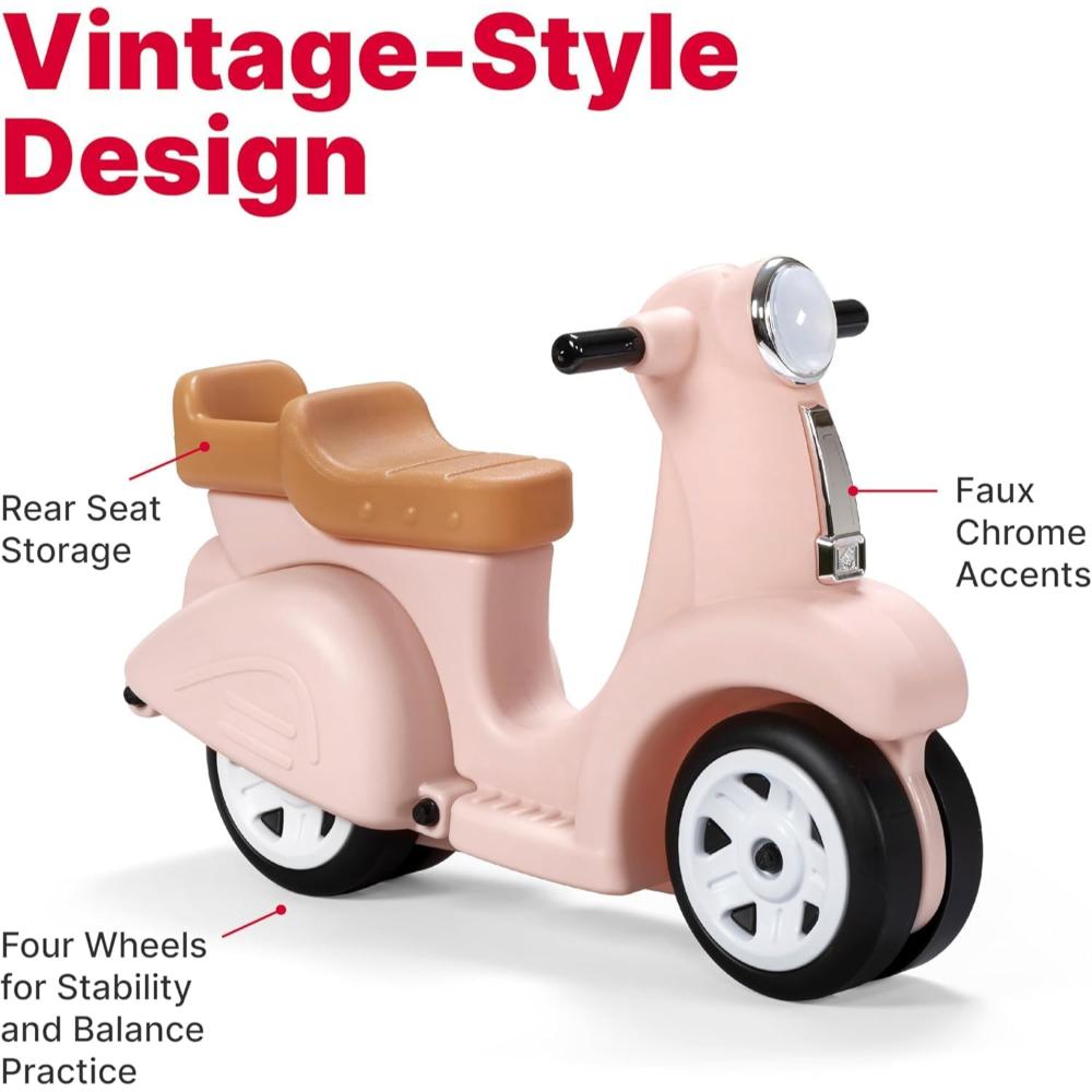 Step 2 Ride Along Scooter - Rose Pink