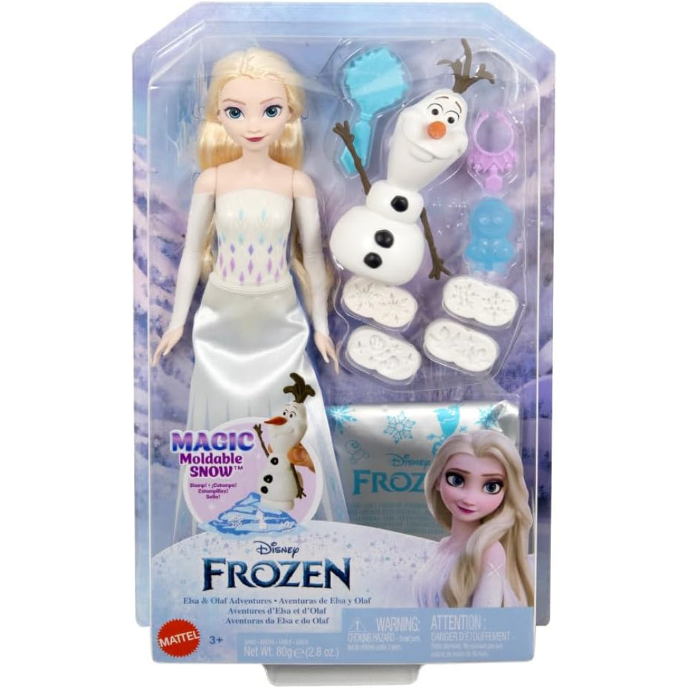 Disney Frozen Fashion Dolls Elsa Olaf Snow Dough