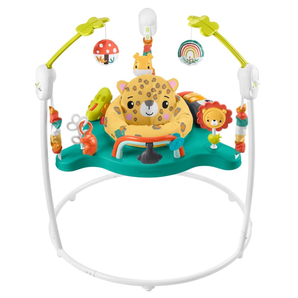 Fisher-Price Jumperoo Leopard Baby Activity Centre