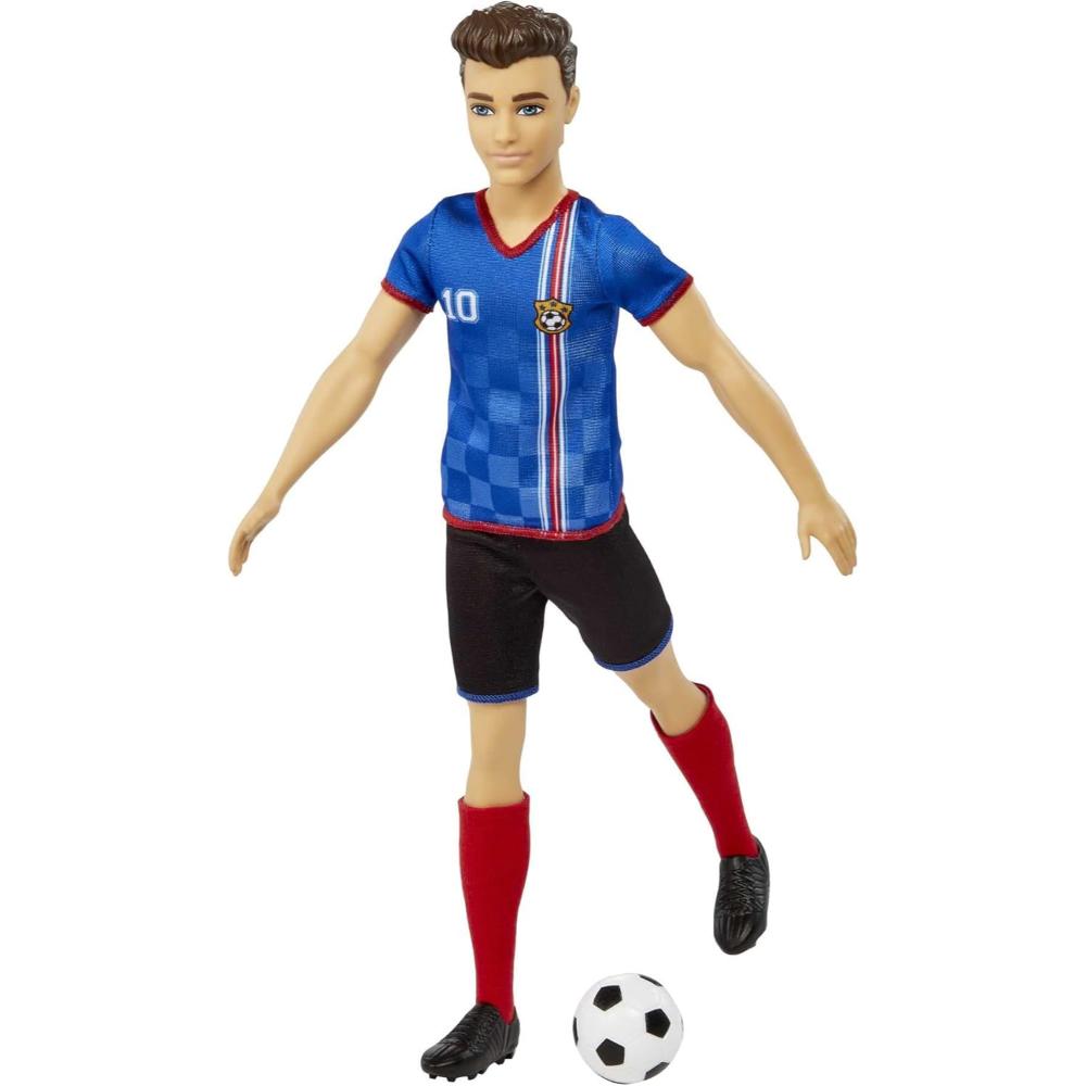 Barbie Ken Soccer Doll with Uniform & Soccer Ball Barbie Ken Soccer Doll with Uniform & Soccer Ball