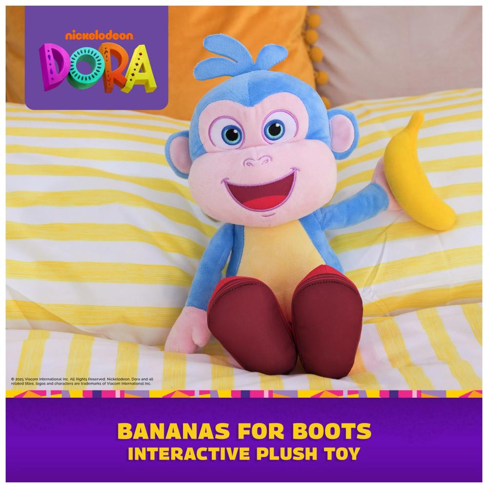 Dora The Explorer Bananas for Boots 13-inch Interactive Plush