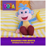 Dora The Explorer Bananas for Boots 13-inch Interactive Plush