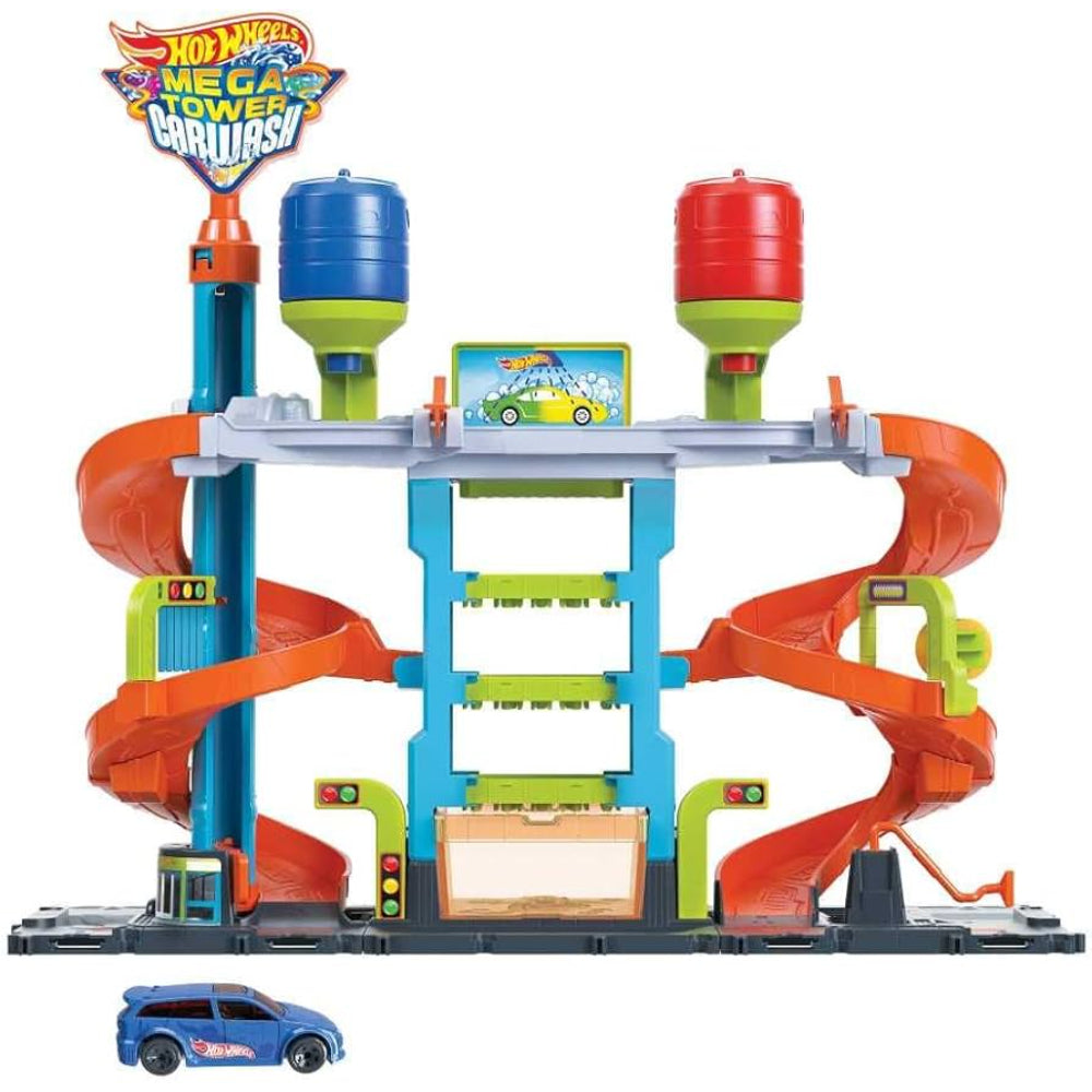 Hot Wheels Color Shifters City Mega Tower Car Wash Hot Wheels Color Shifters City Mega Tower Car Wash