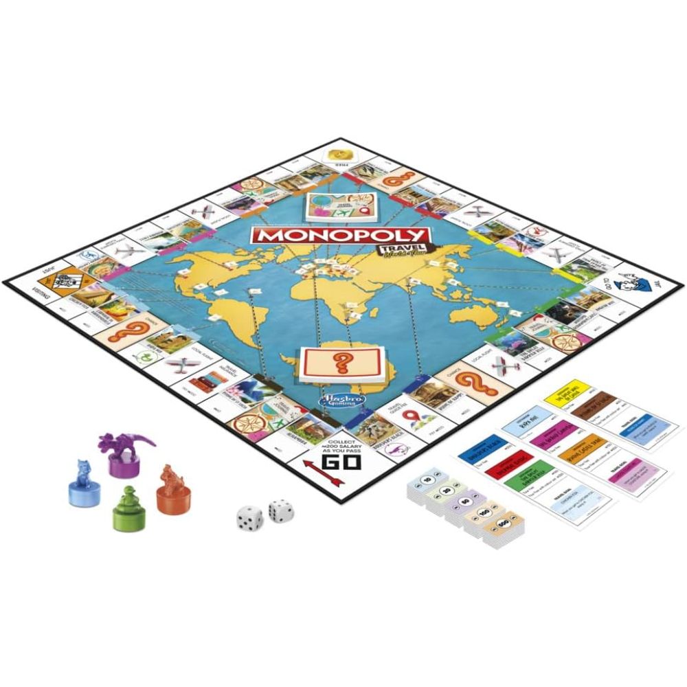 Monopoly Travel World Tour Board Game Monopoly Travel World Tour Board Game