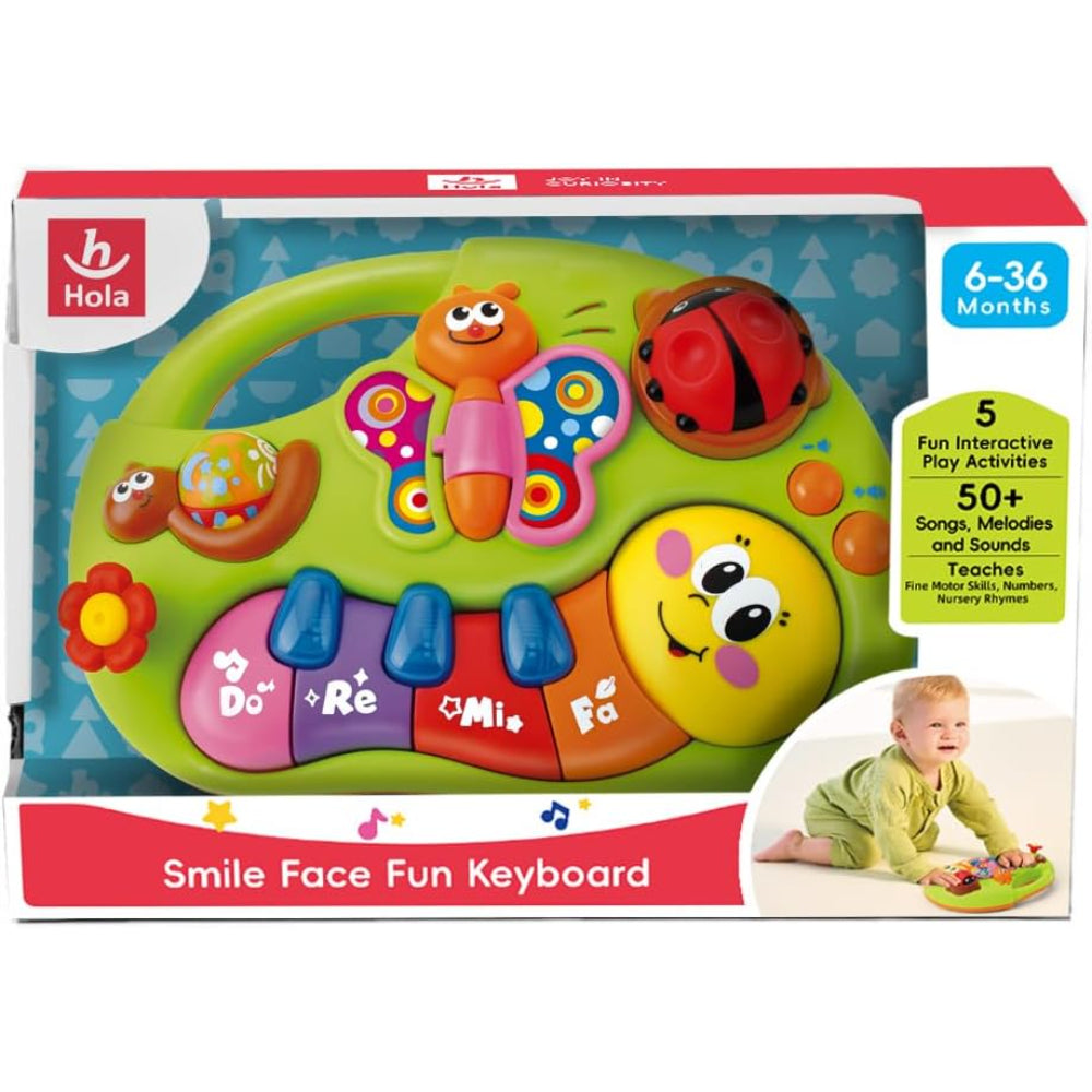 Hola Smiley Face Fun Keyboard