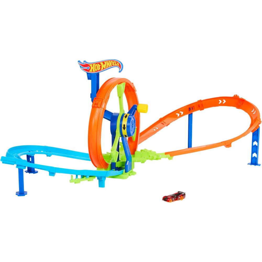 Hot Wheels Stunt Tracks Action Turbine Challenge Playset