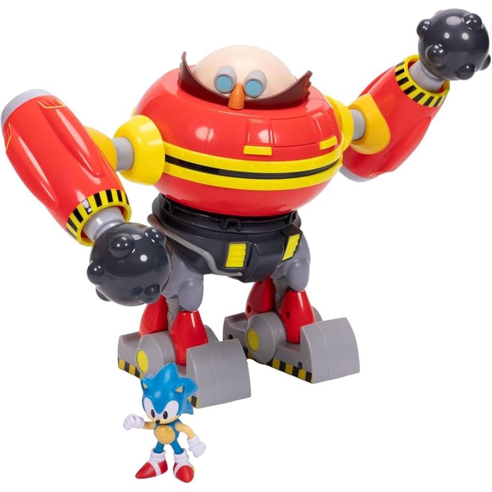 Sonic The Hedgehog Hammer Egg Robot + Sonic Playset Sonic The Hedgehog Hammer Egg Robot + Sonic Playset