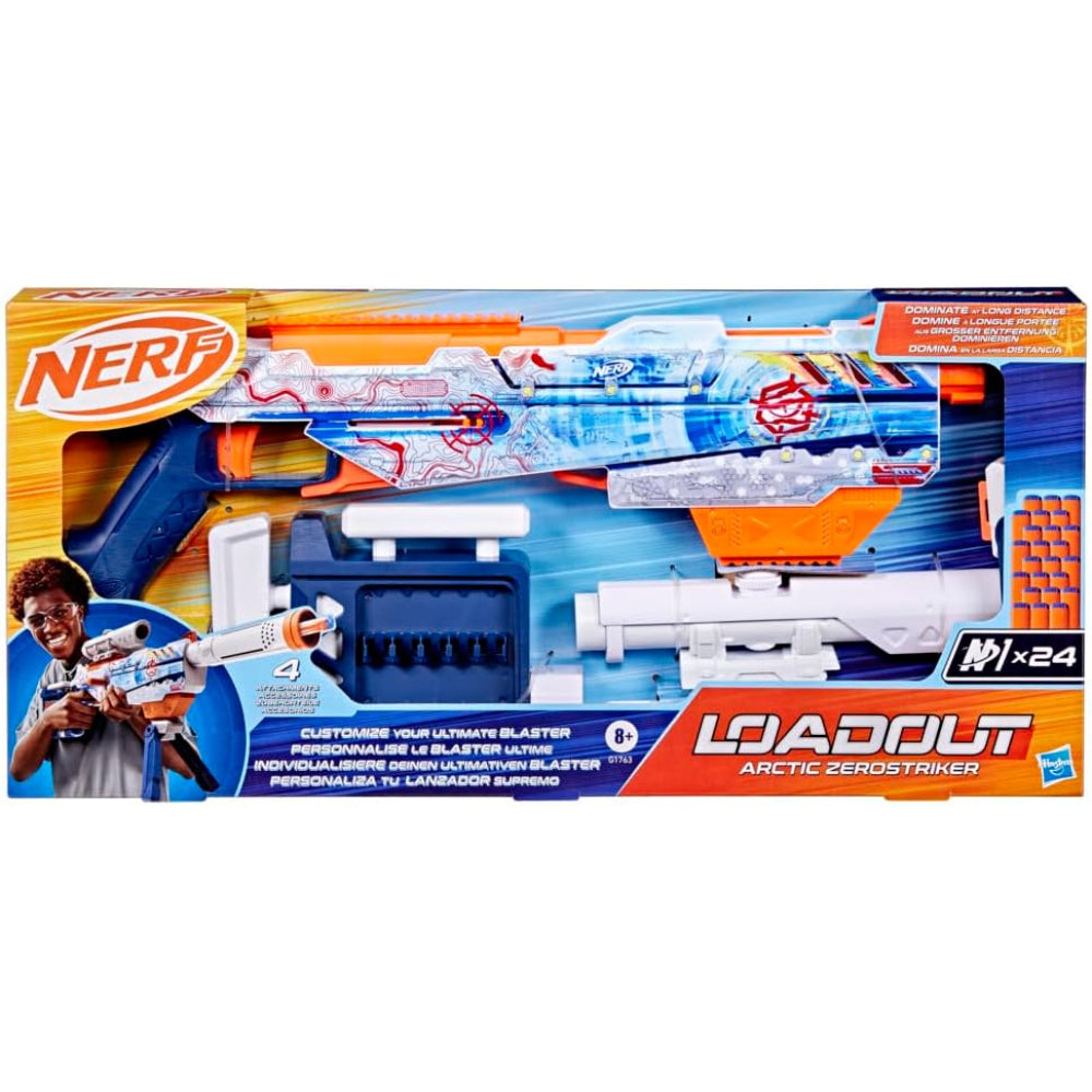 Nerf N Series Loadout Arctic Zero Striker Blaster