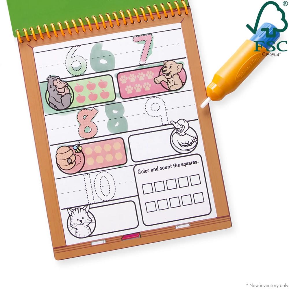 Melissa & Doug Water Wow! Water-Reveal Activity Pad - Numbers