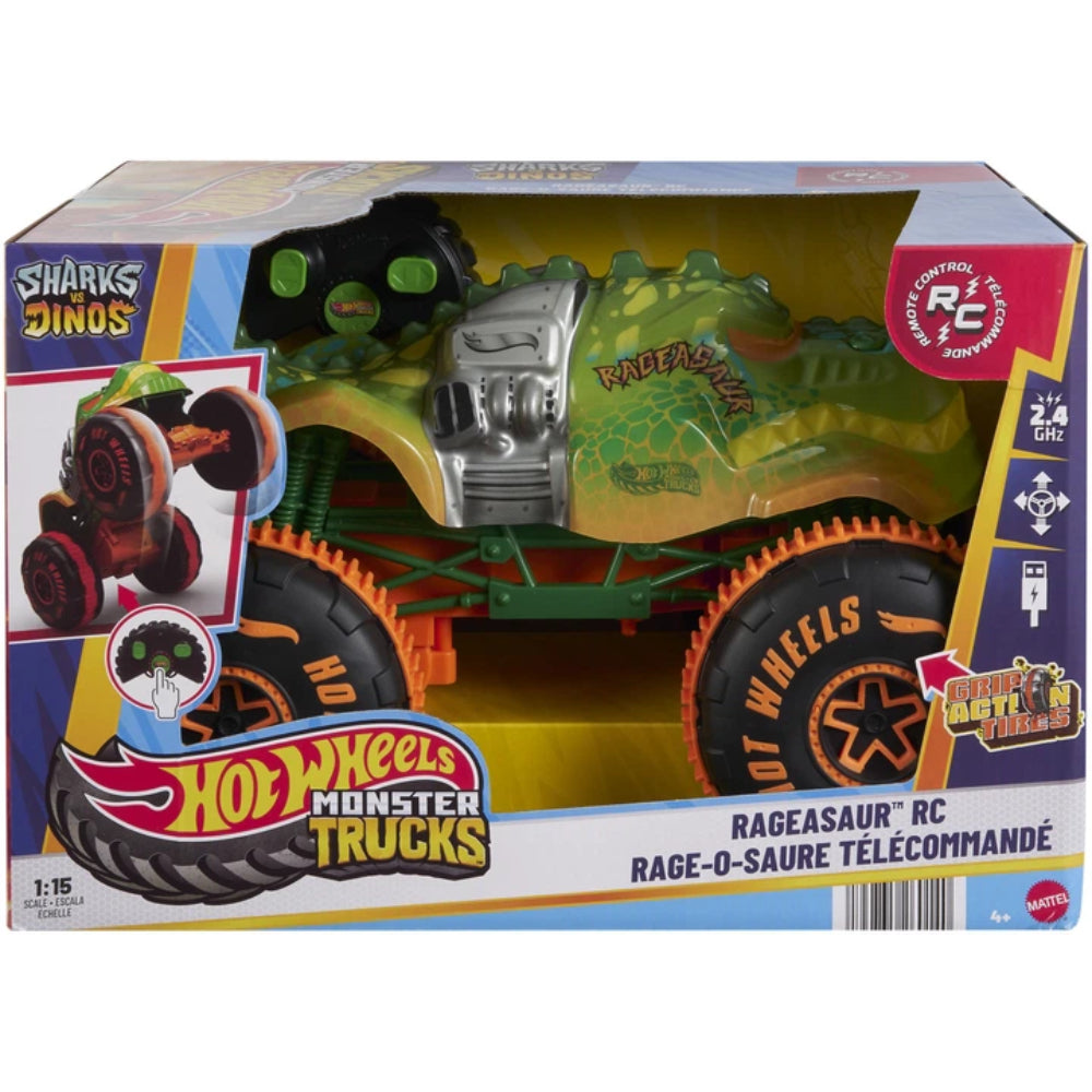 Hot Wheels RC MT Sharks vs Dinos