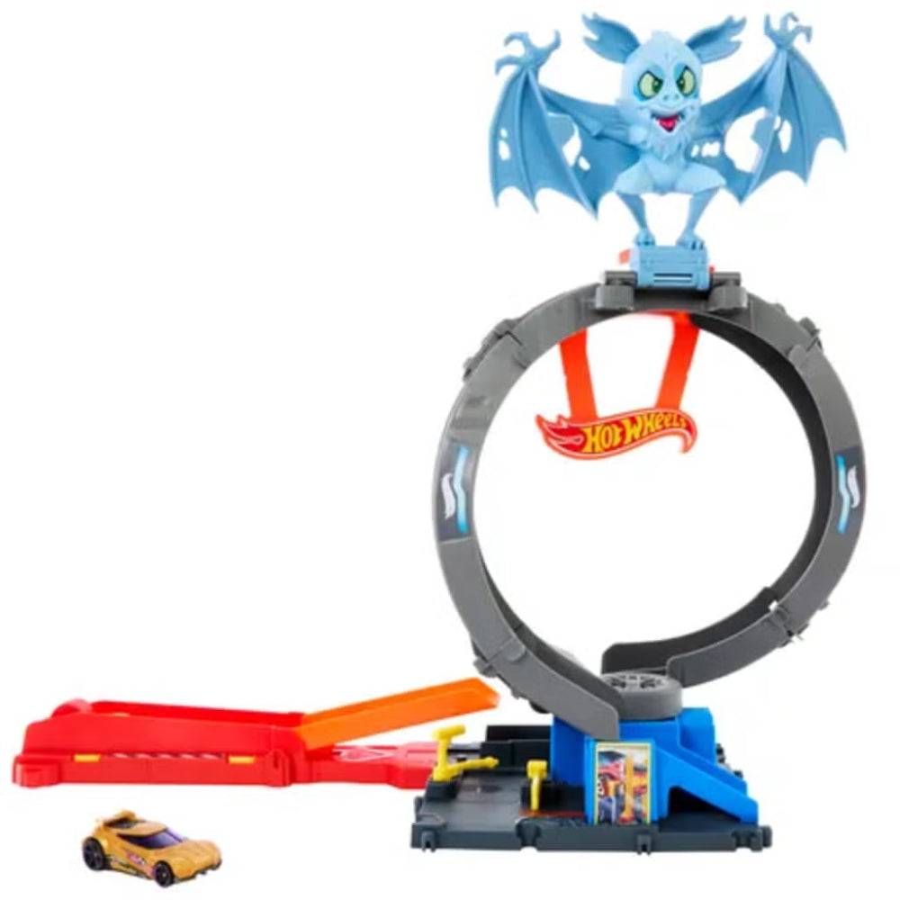 Hot Wheels City Nemesis Bat vs Tire Shop