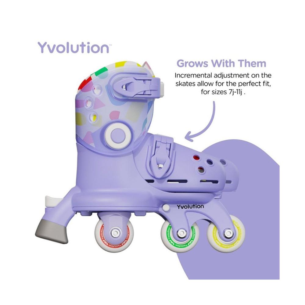 YVOLUTION TWISTA SKATES 711 PURPLE