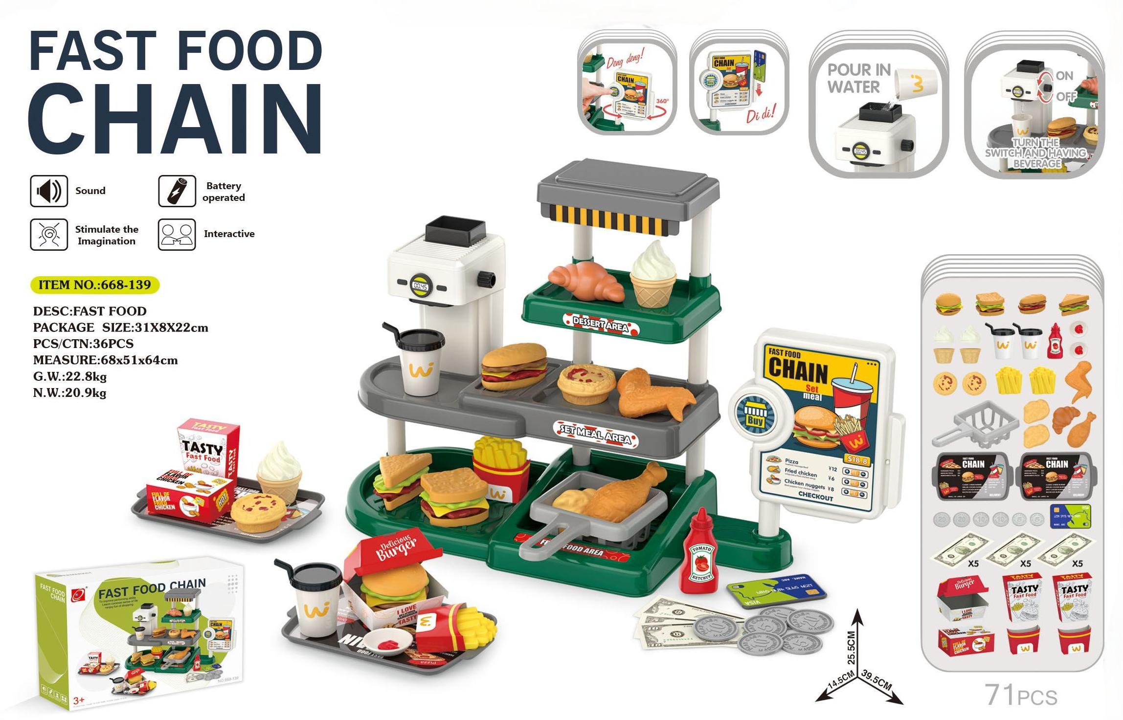 Piqoqo Mini Fast Food Chain Green