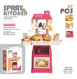 Piqoqo Kitchen Set Red