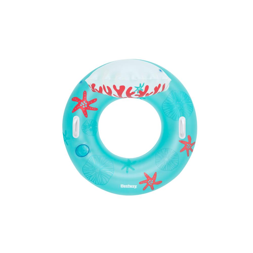 Bestway Coral Bliss Swim Tube 1.07M X 1.13M