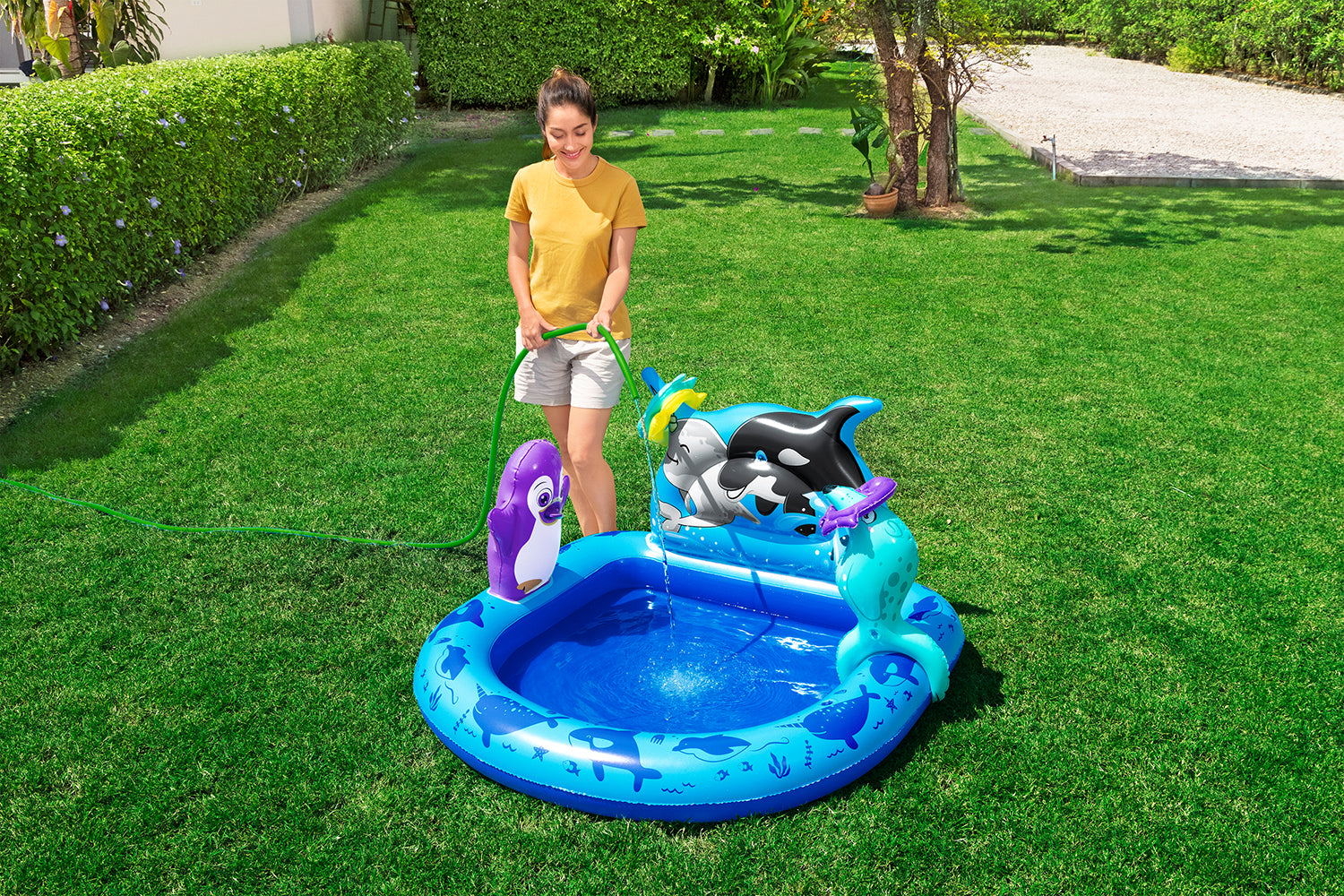 Bestway Polar Pals Play Center 1.34M X 1.31M X 73Cm