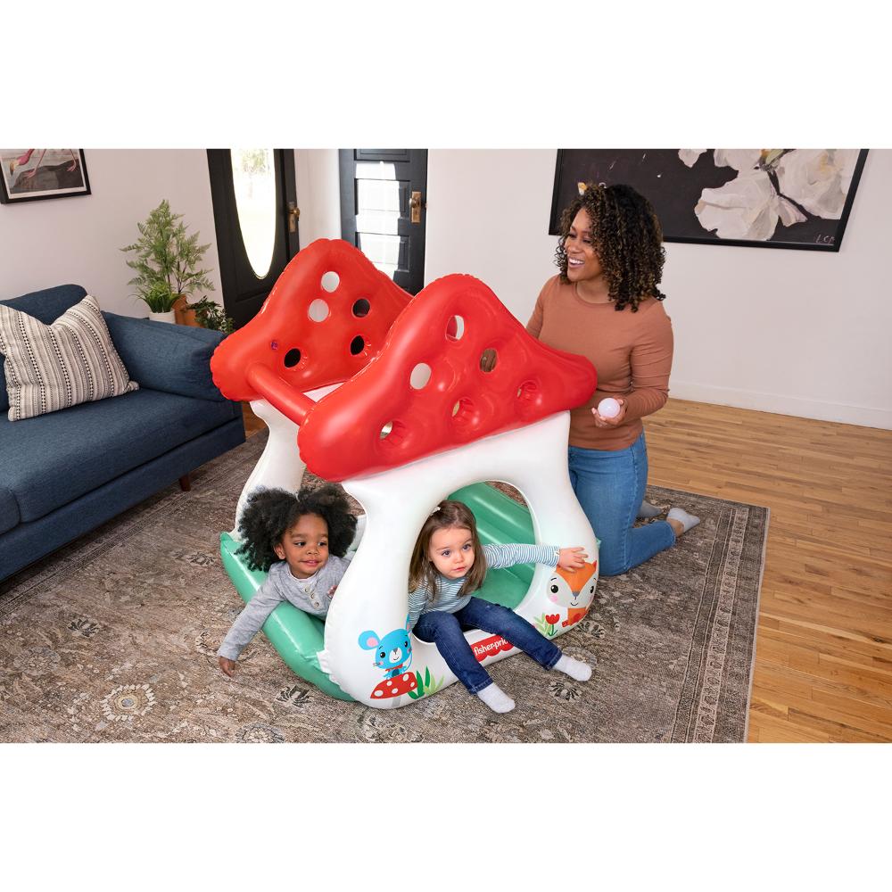 Bestway Fisher Price Merry Mushroom Ball Pit 1.07M X 91Cm X 1.10M Bestway Fisher Price Merry Mushroom Ball Pit 1.07M X 91Cm X 1.10M