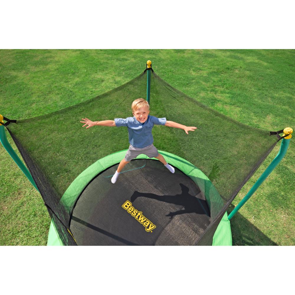 Bestway Xtreme Air Trampoline, Green, Youth 6+ 2.44M X 2.50M Bestway Xtreme Air Trampoline, Green, Youth 6+ 2.44M X 2.50M