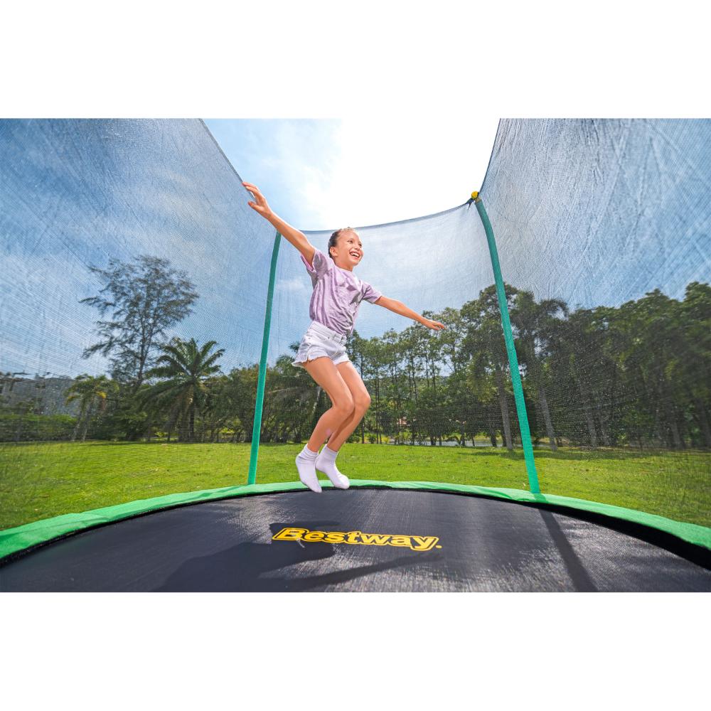 Bestway Xtreme Air Trampoline, Green, Youth 6+ 2.44M X 2.50M Bestway Xtreme Air Trampoline, Green, Youth 6+ 2.44M X 2.50M