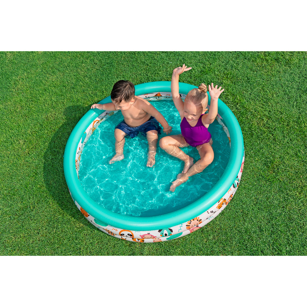 Bestway 1 22m x 25cm Safari Pals Kiddie Pool