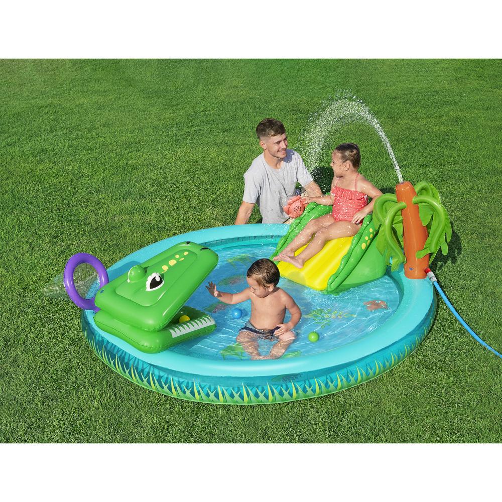 Bestway Crocodile Cove Play Center 2.24M X 1.81M X 72Cm Bestway Crocodile Cove Play Center 2.24M X 1.81M X 72Cm