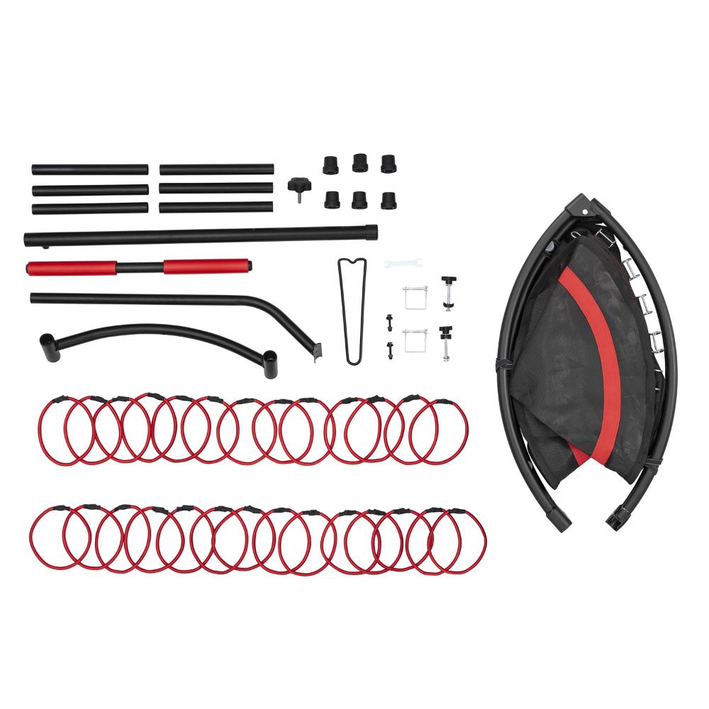 Bestway Aerobounce Exercise Trampoline, Red, Youth Adult 1.02M X 1.35M