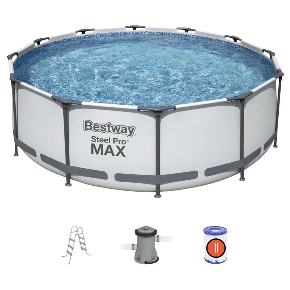 Bestway Steel Pro Max 12Ft 3.66M X 1.00M Pool Set.