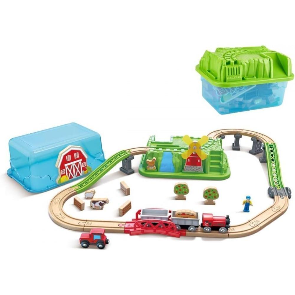 Hape Countryside Train Bucket Set