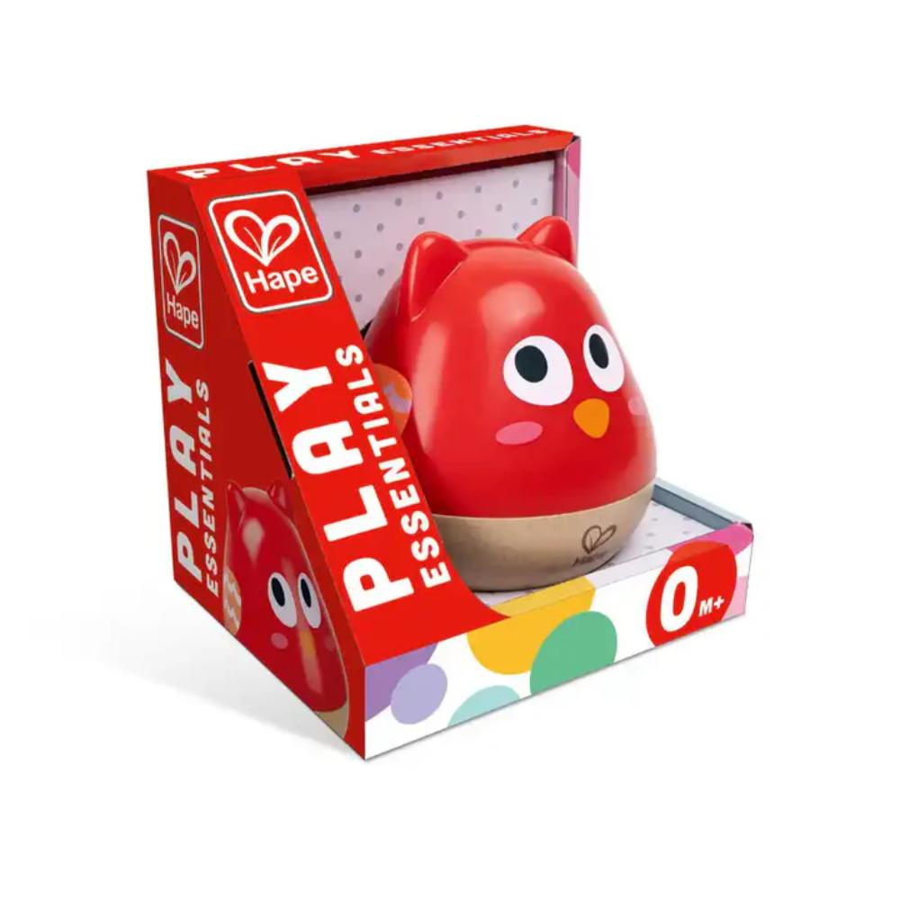 Hape Owl Musical Wobbler Red Hape Owl Musical Wobbler Red