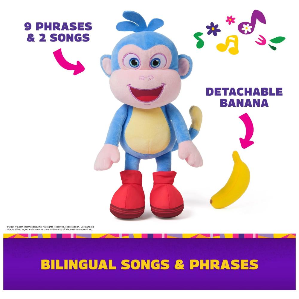 Dora The Explorer Bananas for Boots 13-inch Interactive Plush