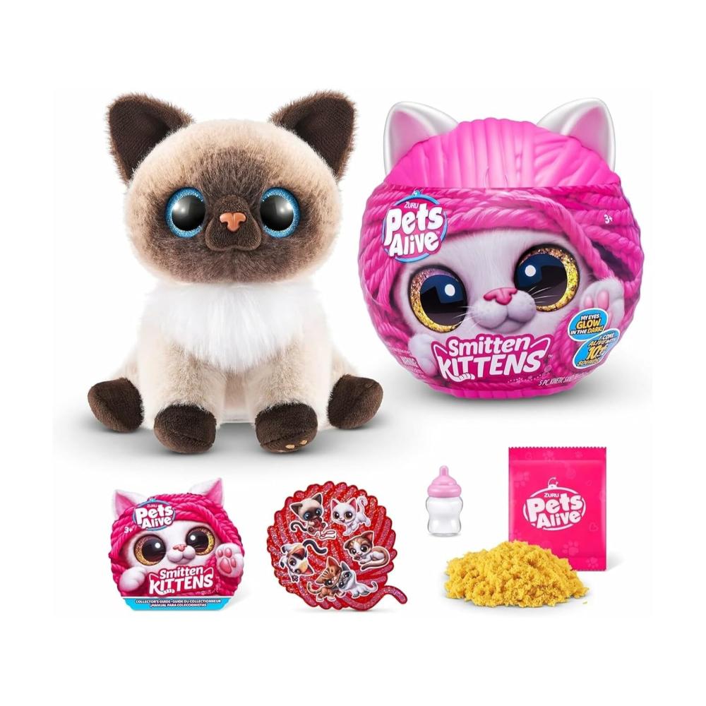 Zuru Pets Alive S1 Smitten Kitten Surprise Plush