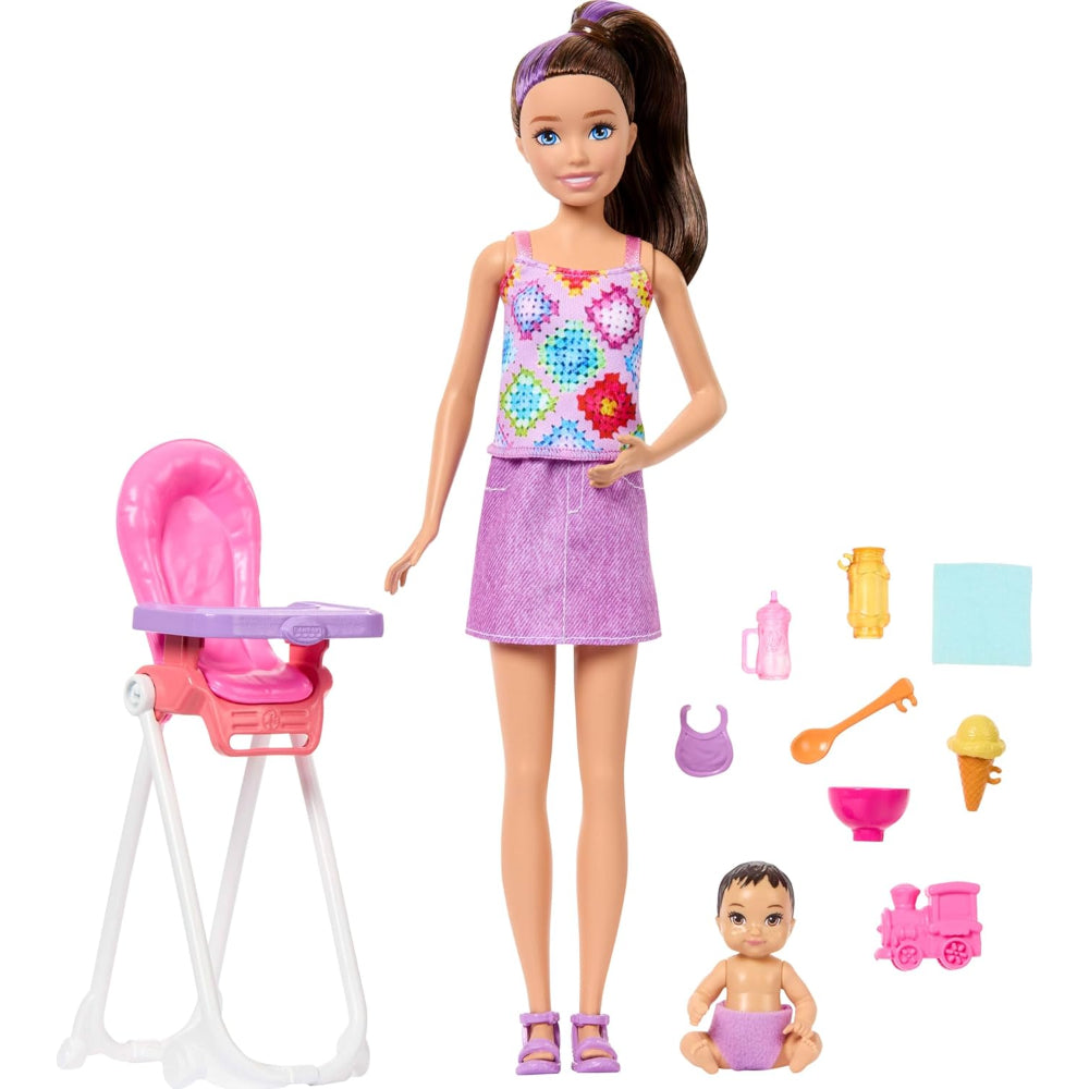 Barbie Skipper Babysitter Original Brunette baby