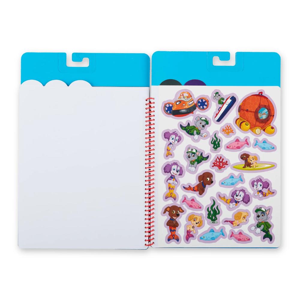 Melissa & Doug Paw Patrol Restickable Stickers Flip-Flap Pad - Classic Missions