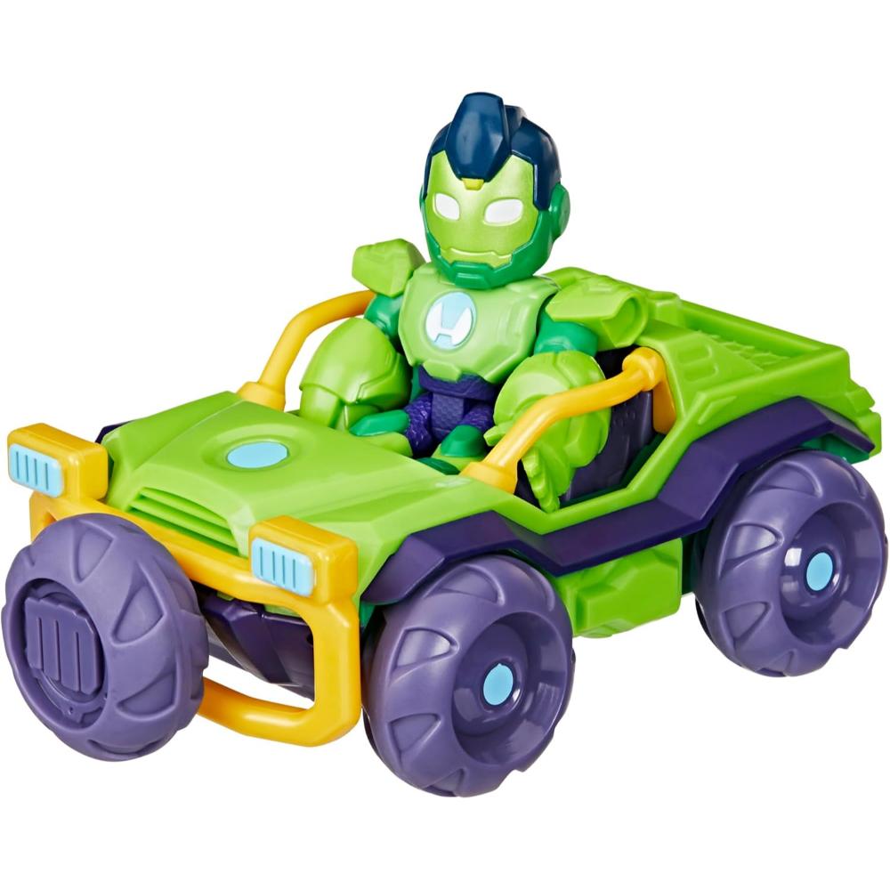 Iron Man and His Awesome Friends Marvel Iron Hulk Action Figure & Vehicle